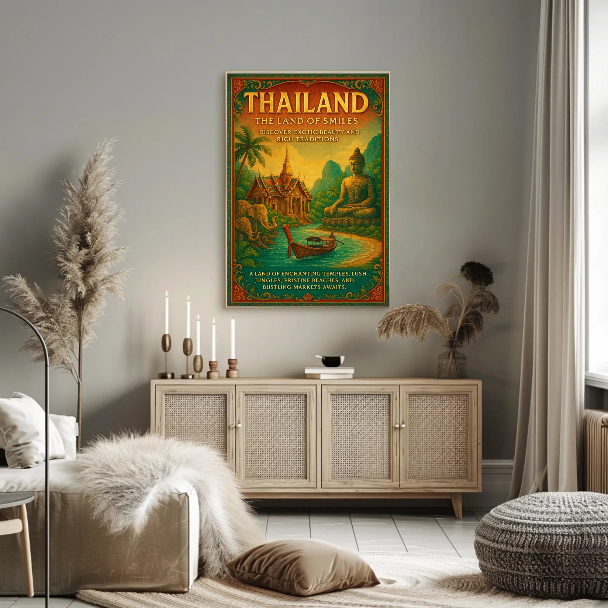 Thailand Enchantment Travel Poster