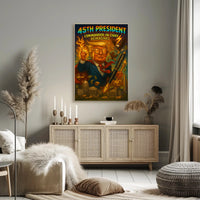 45th President Commander-in-Chief Reimagined Poster PosterGoat