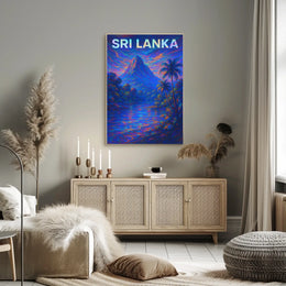Sri Lanka Vibrant Landscape Poster
