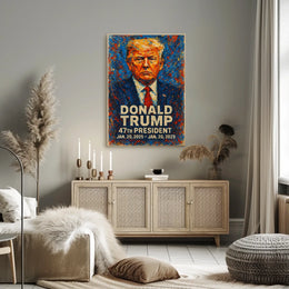 Donald Trump A Vision in Colors Poster