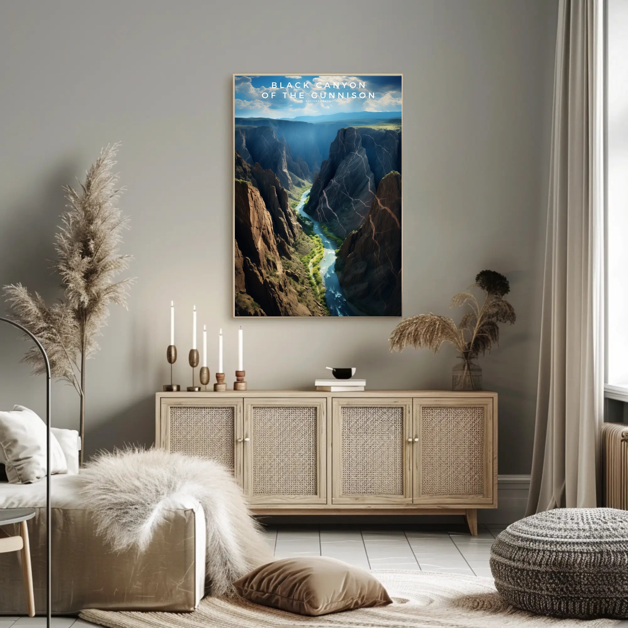 Black Canyon Of The Gunnison Travel Poster