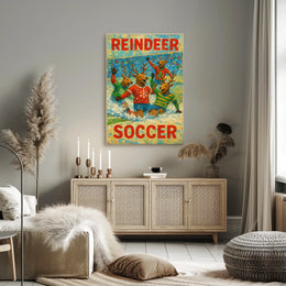 Reindeer Soccer Extravaganza Poster