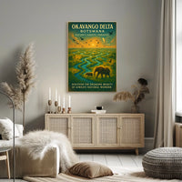 Okavango Delta Natures Aquatic Paradise Poster