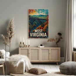 West Virginia Scenic Poster