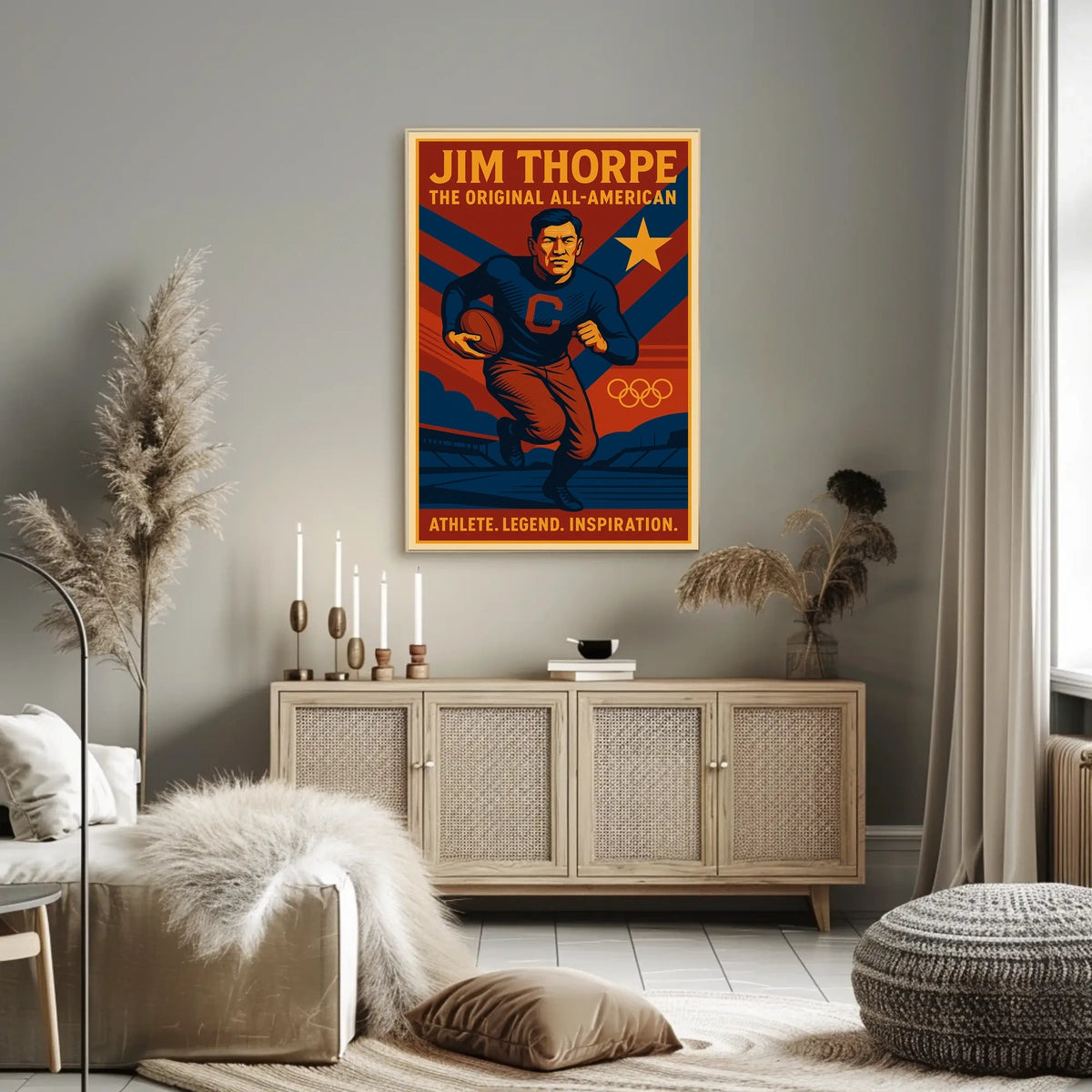 Jim Thorpe Celebrating an All-American Legend Poster
