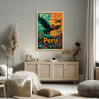 Fly to Peru Wander in Color Poster