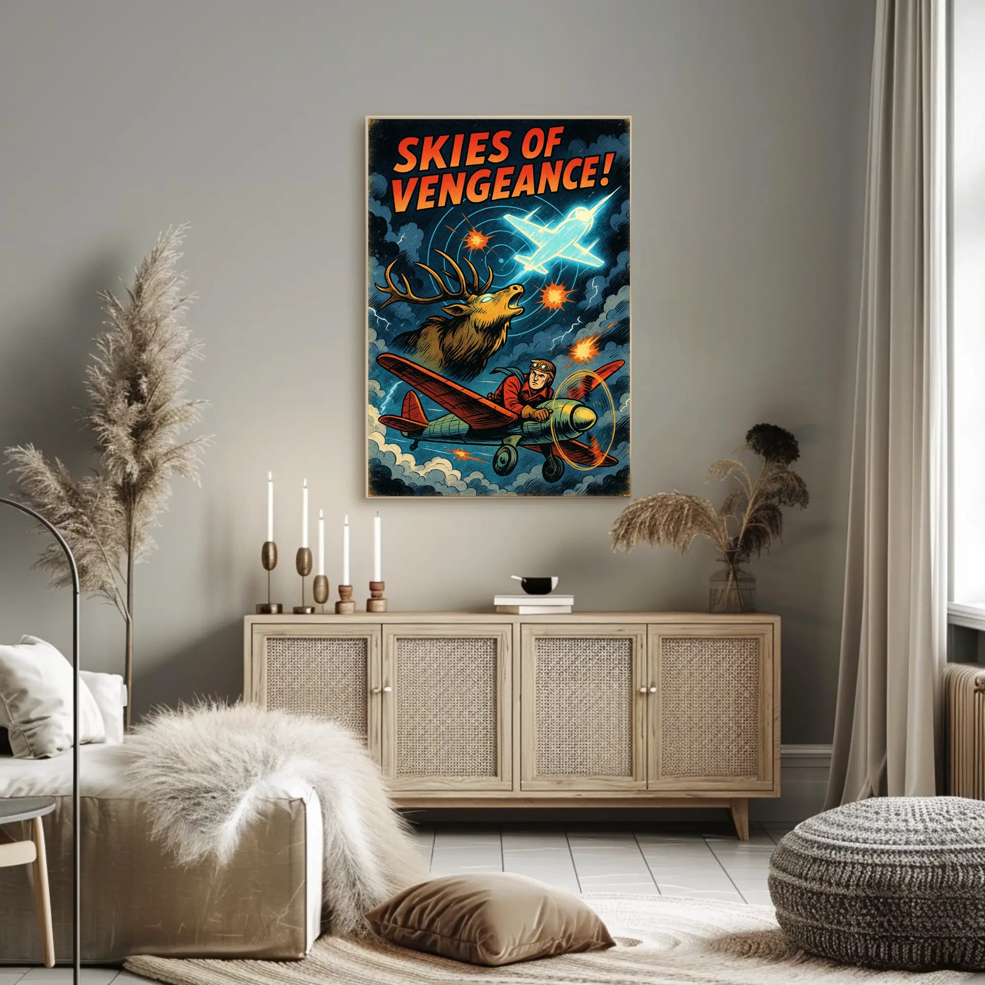 Skies of Vengeance Poster PosterGoat