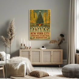 Christmas In Manhattan Poster