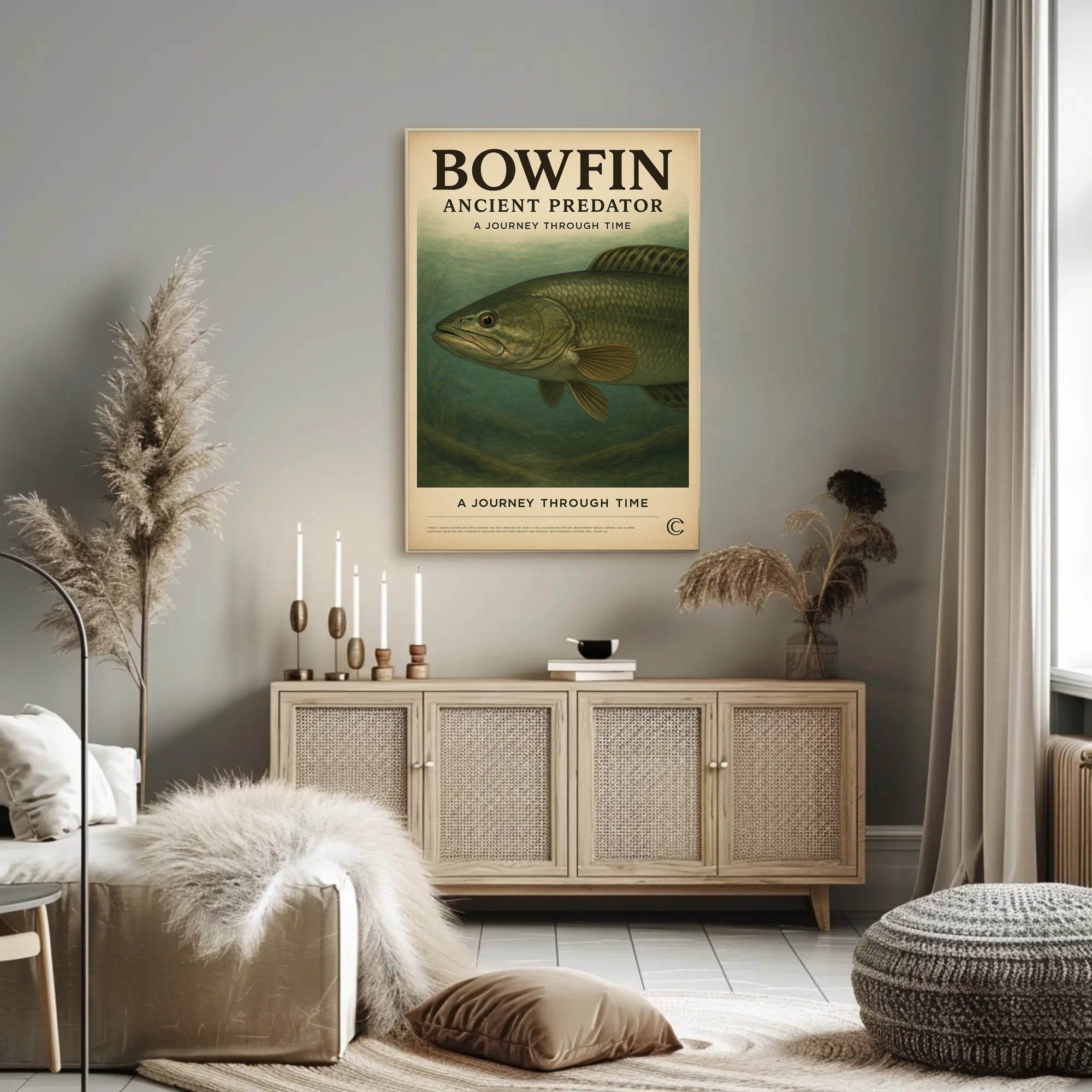 Bowfin Ancient Predator Poster PosterGoat
