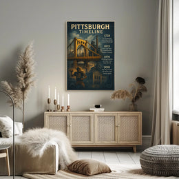 Pittsburgh Timeline Poster