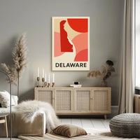 Delaware A Modern Tribute Poster
