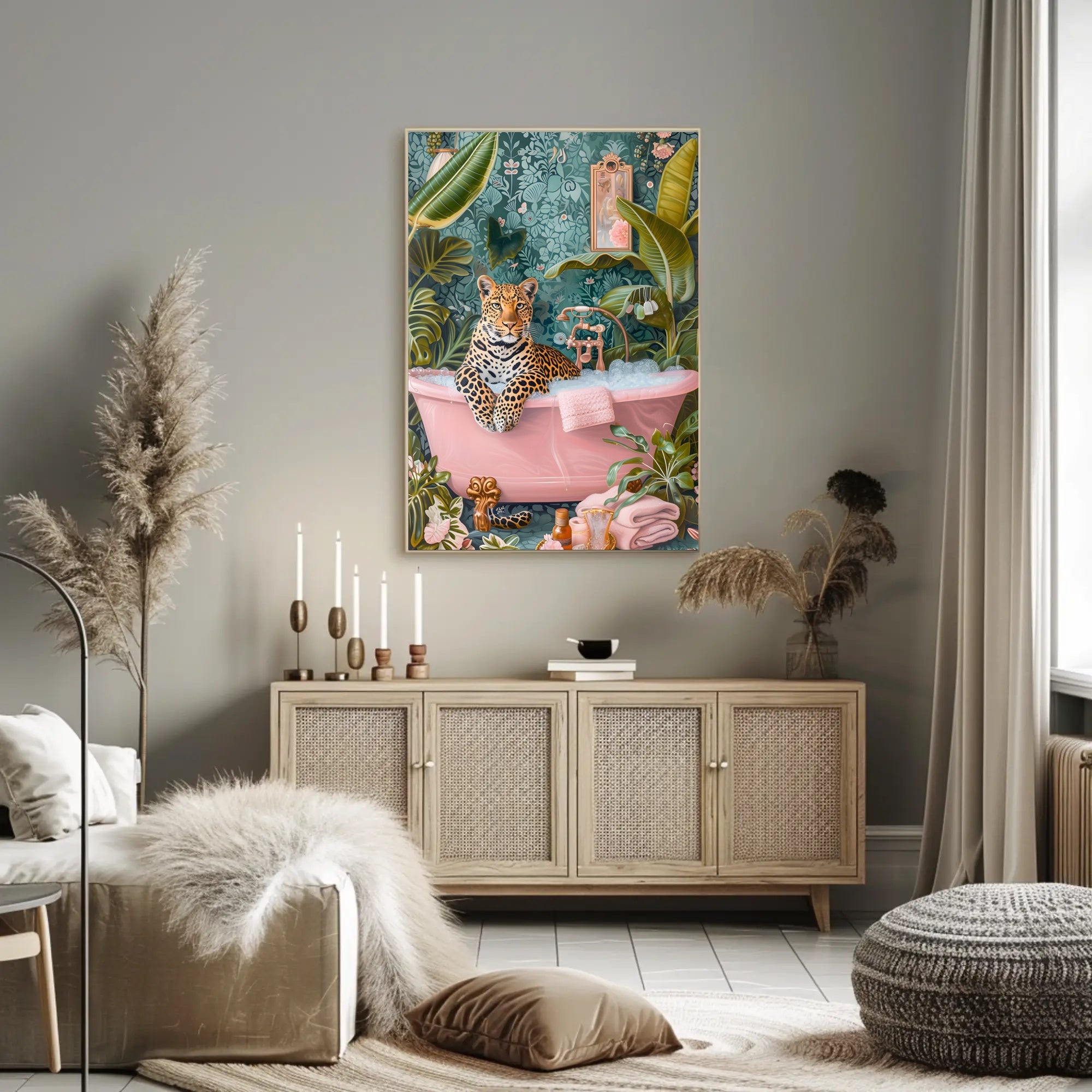 Leopard Luxury Poster Elegant Animal Wall Art