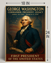 George Washington 1st President Poster PosterGoat