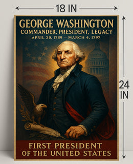 George Washington 1st President Poster PosterGoat