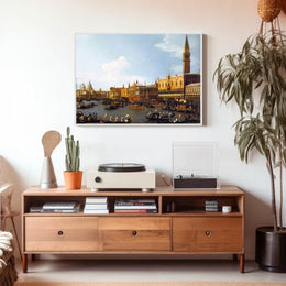Venetian Celebration of Gondolas and Architecture Travel Poster