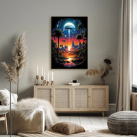 Cosmic Oasis Poster