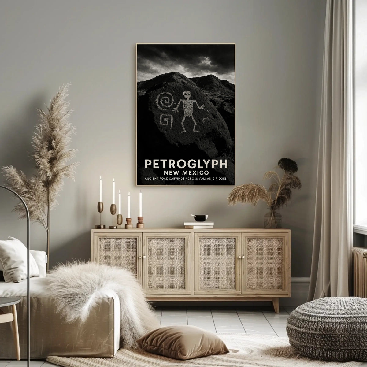 Petroglyphs Of New Mexico Poster