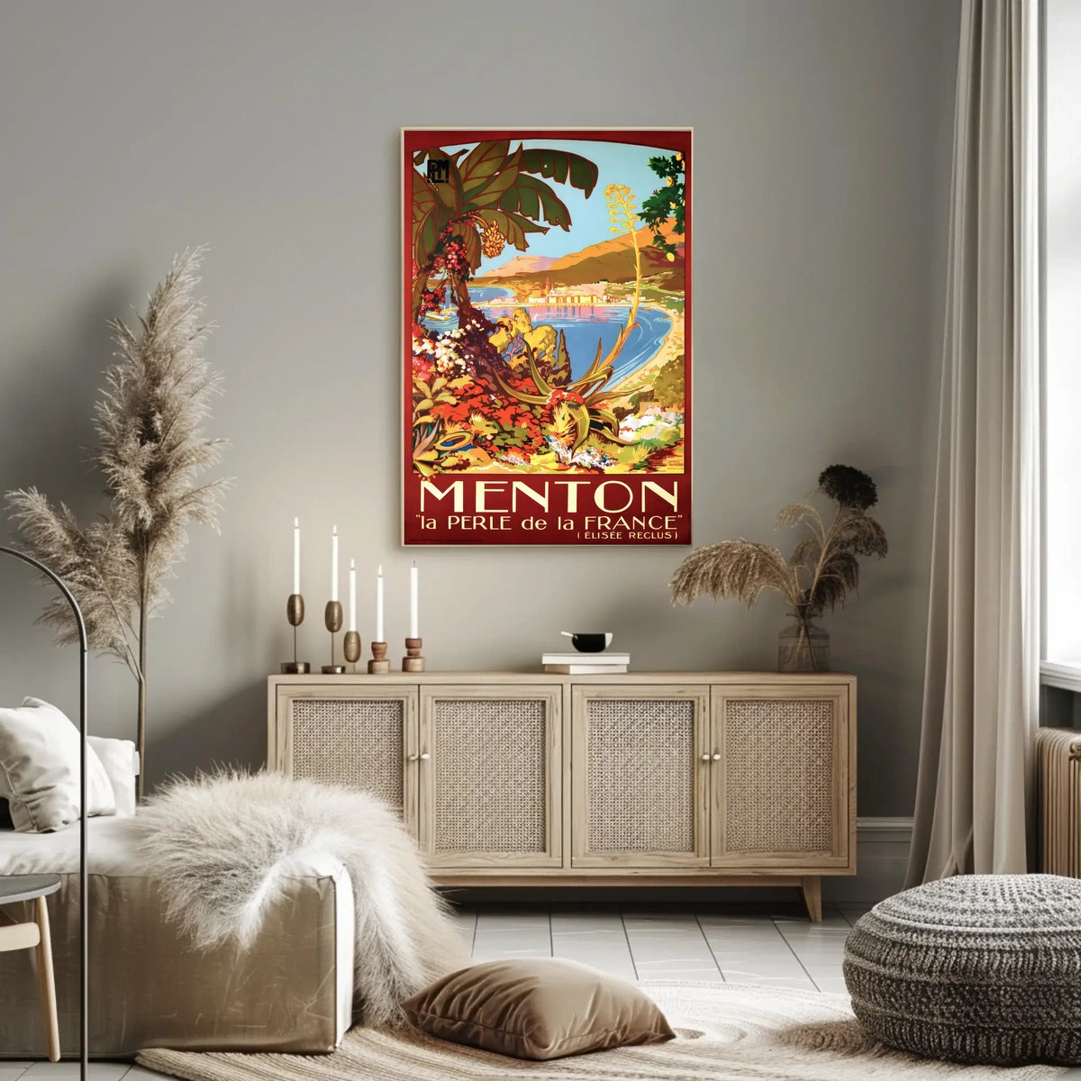 Menton La Perle De La France Poster