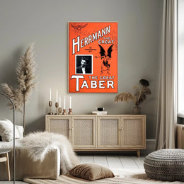 Herrmann the Great Vintage Magic Performance Poster