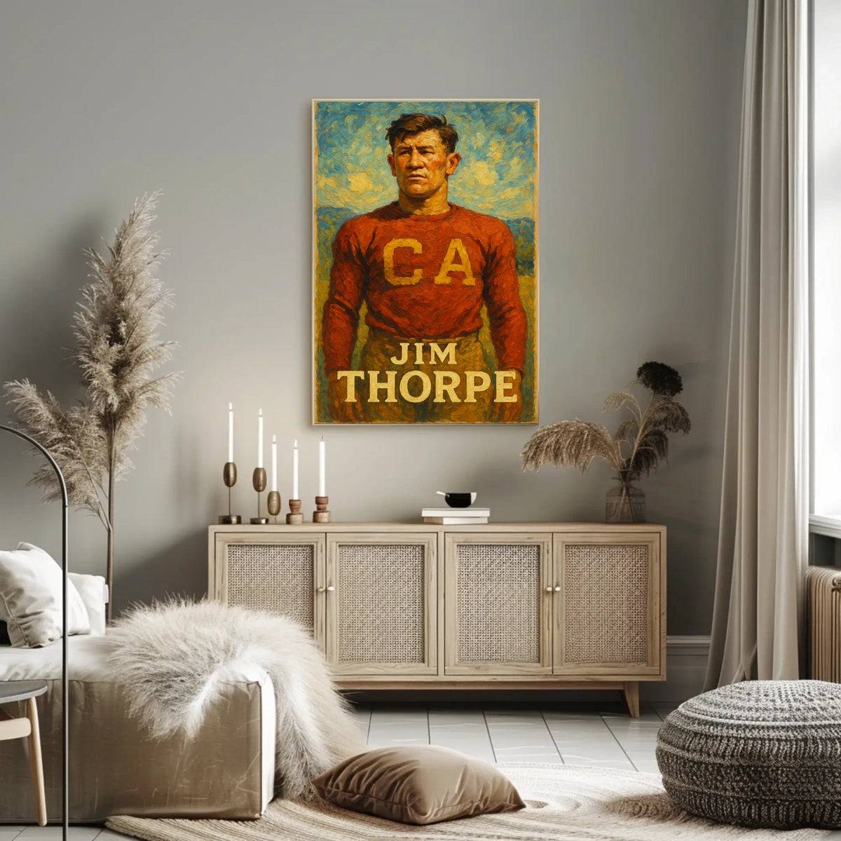 Jim Thorpe Portrait Poster
