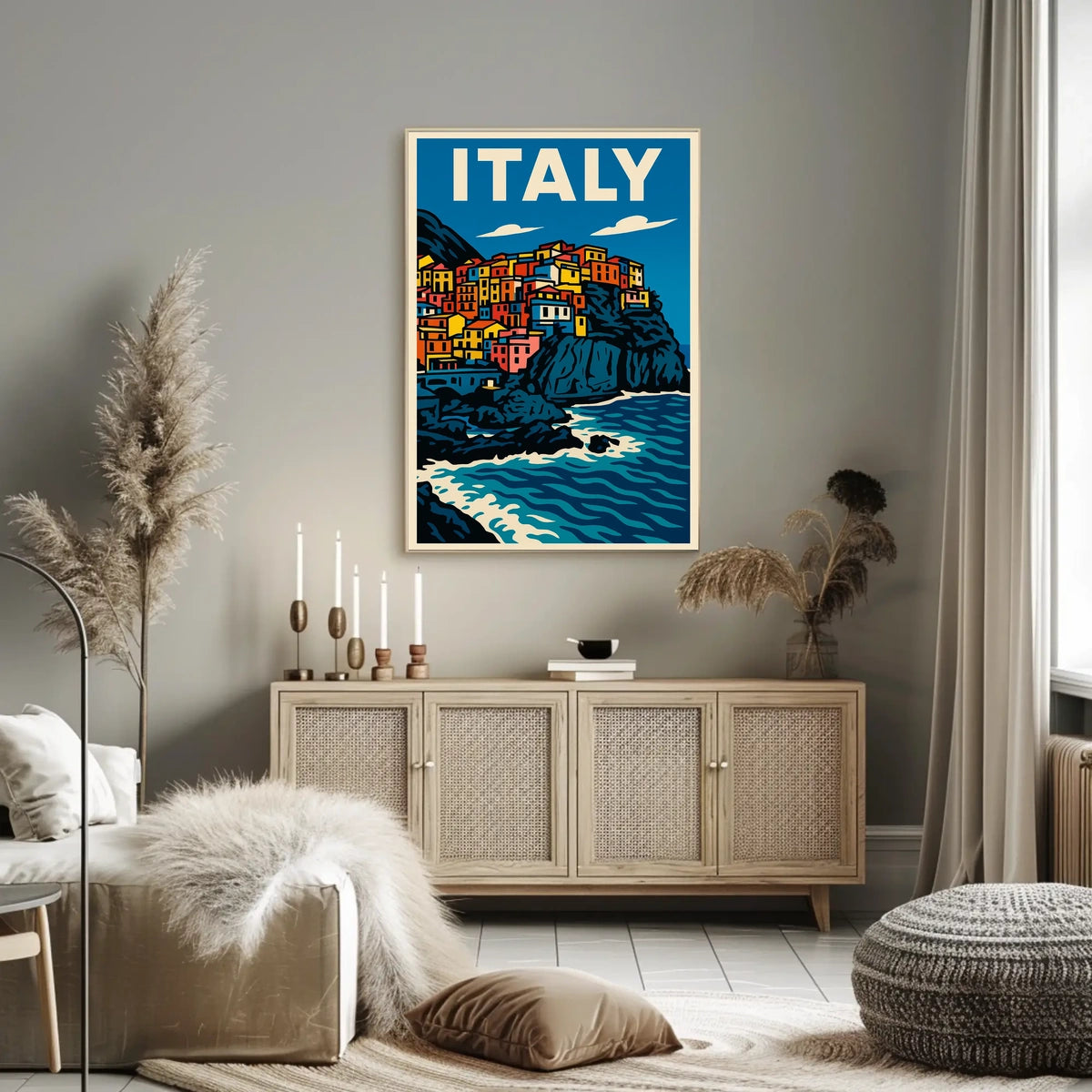 Vibrant Italy Poster
