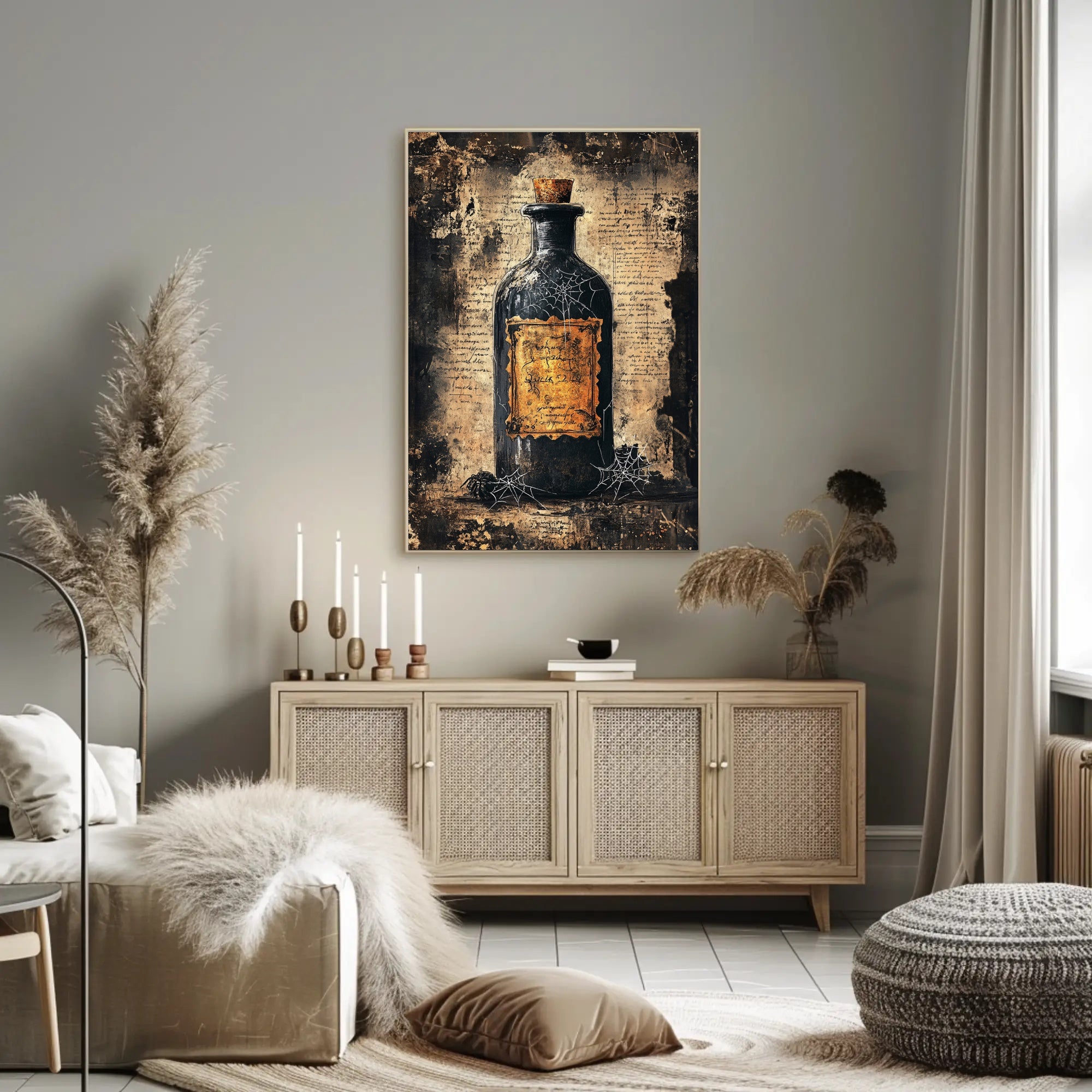 Vintage Potion Bottle Vintage Poster