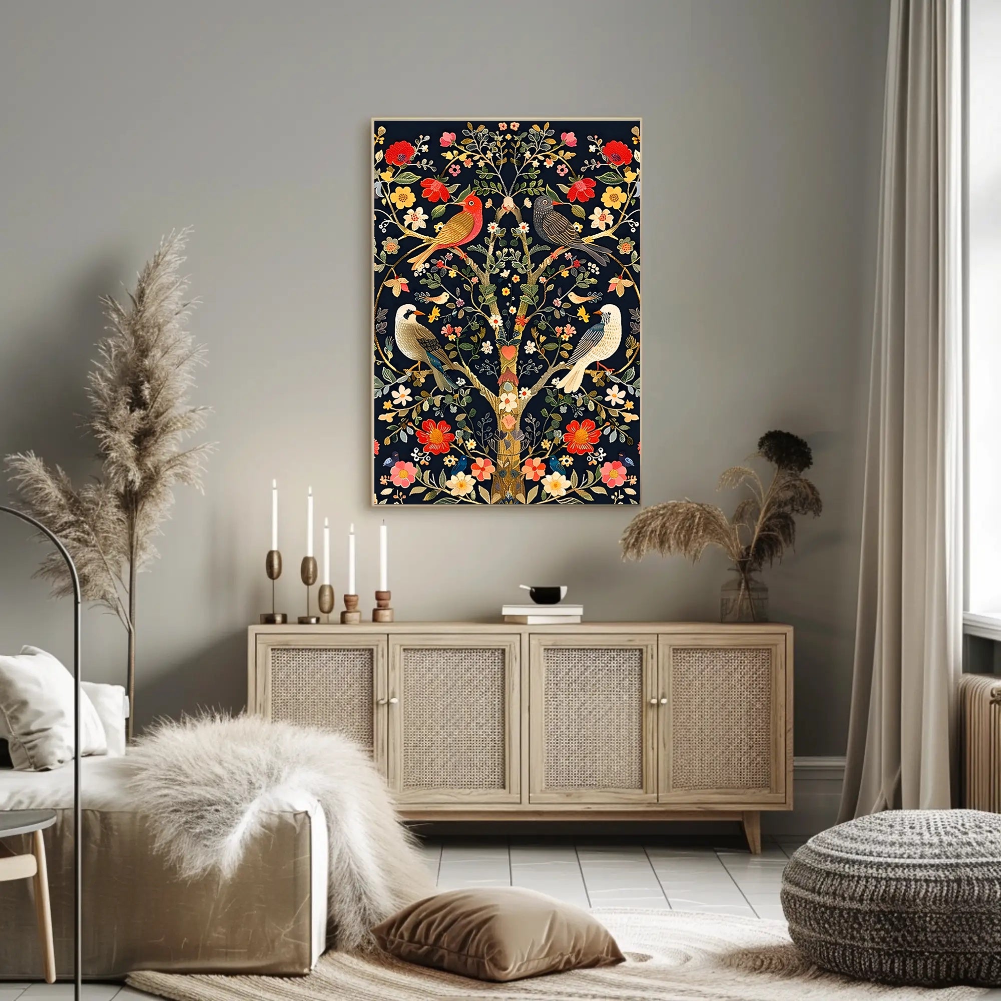 Enchanted Garden Tapestry William Morris Art Poster