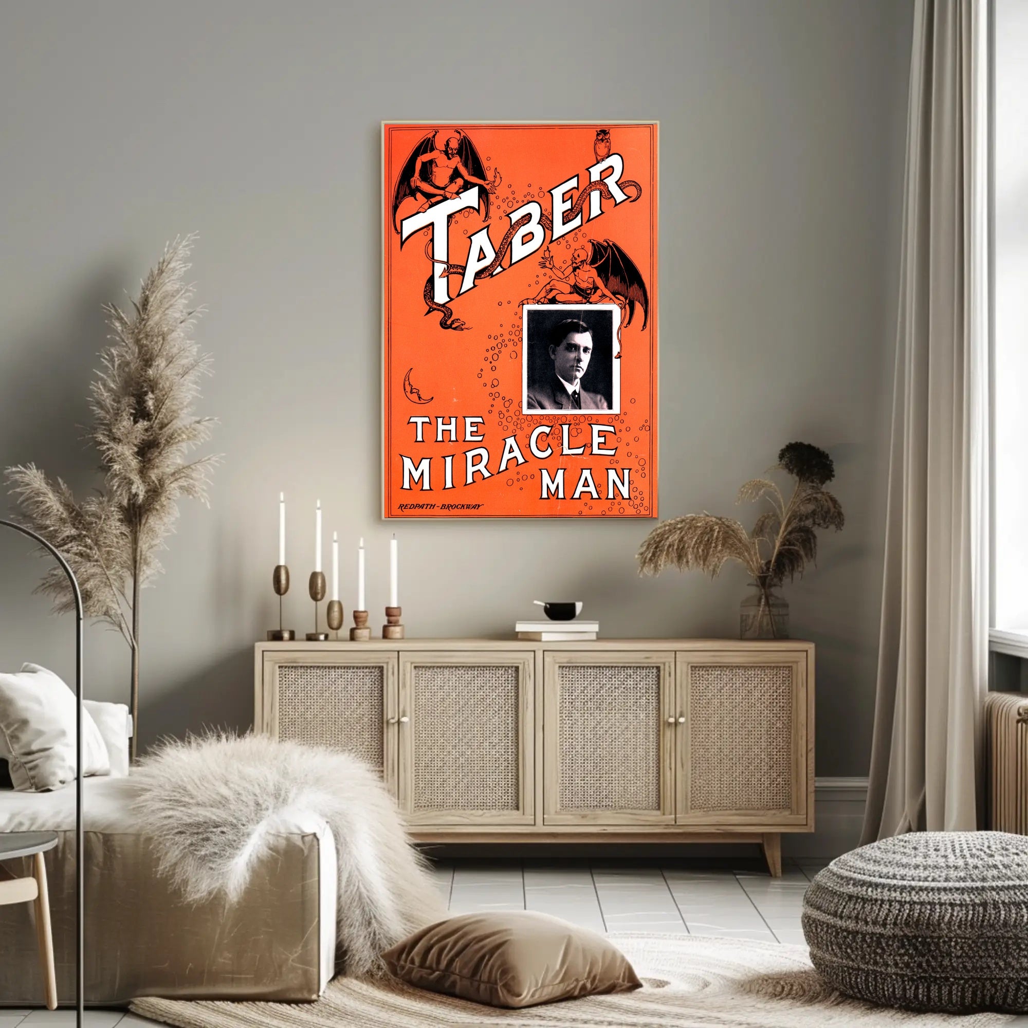 The Miracle Man Vintage Magic Poster - Cultural or Heritage Poster