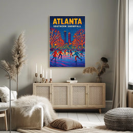 Atlanta Southern Snowfall Poster