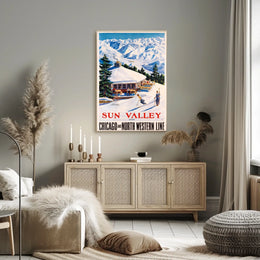 Sun Valley, Idaho Chicago And North Poster