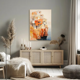 Cliffside Architecture Poster