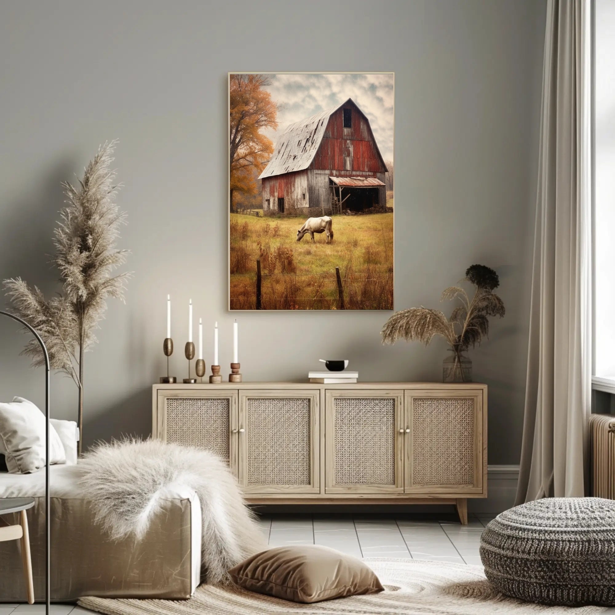 Tranquil Countryside Scene Poster