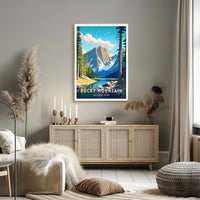 Rocky Mountain National Park Scenic Poster Print