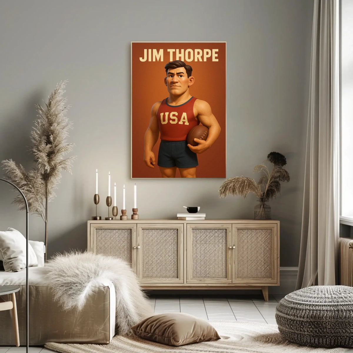 Jim Thorpe Tribute Poster