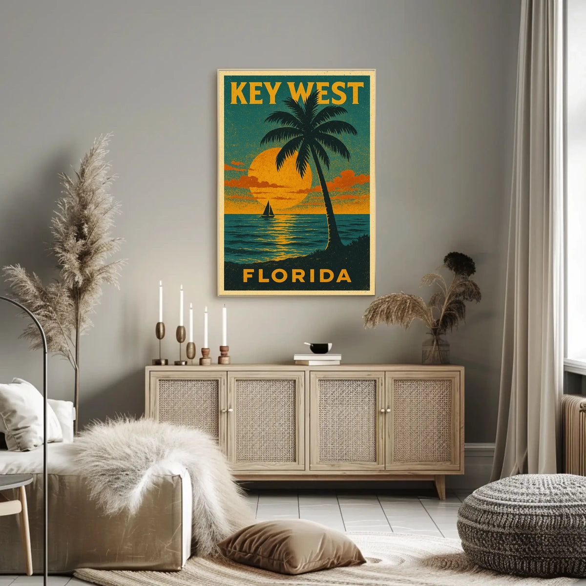 Key West Sunset Poster