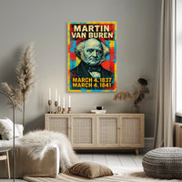 Martin Van Buren Presidential Term Poster