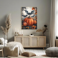 Halloween Whimsy Art Print - Abstract, Artistic Poster