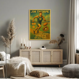 Jim Thorpe Legendary Athlete Tribute Jim Thorpe Poster