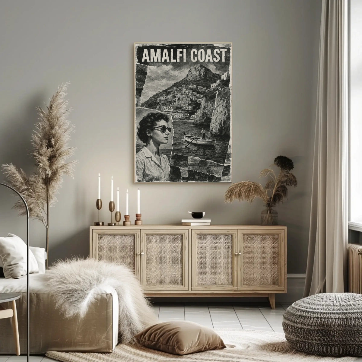 Amalfi Coast A Timeless Escape Poster 18x24 Wall Art