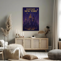 Fantasy New York Poster PosterGoat