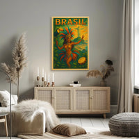 Vibrant Brazil Celebration Poster