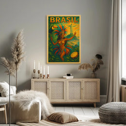Vibrant Brazil Celebration Poster