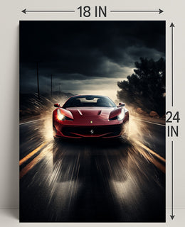 Speed And Power Poster