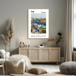 Iraq Urban Landscape Blend: Cultural or Heritage Poster PosterGoat