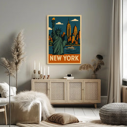 New York City Skyline Poster