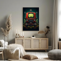 Retro-Futuristic Machine Poster