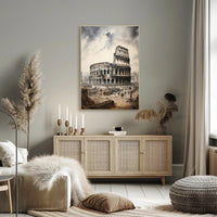 The Colosseum Echoes Of Ancient Rome Poster