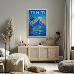 Tahiti French Polynesia Poster