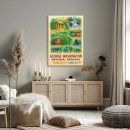 George Washington Memorial Parkway Poster
