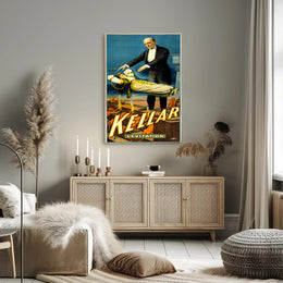 Kellar Magic Show Vintage Advertisement Poster